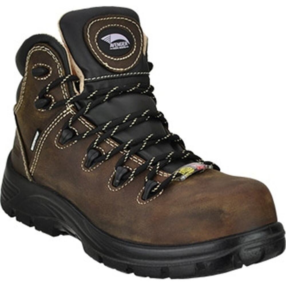Avenger Composite Toe Waterproof Hiker Work Boot Men's Size US 7.5/Women's 9